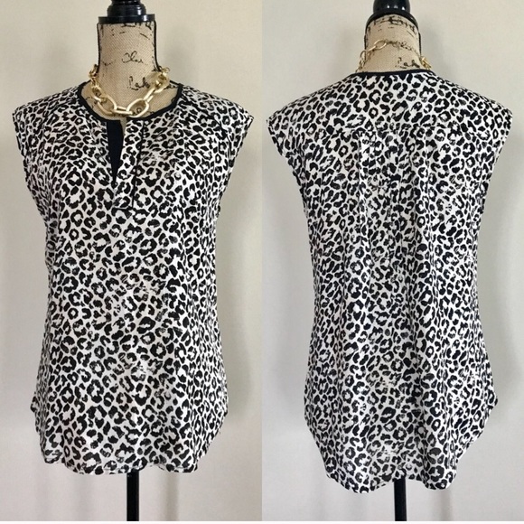 •Cynthia Rowley• leopard print top {F10} - Picture 1 of 6